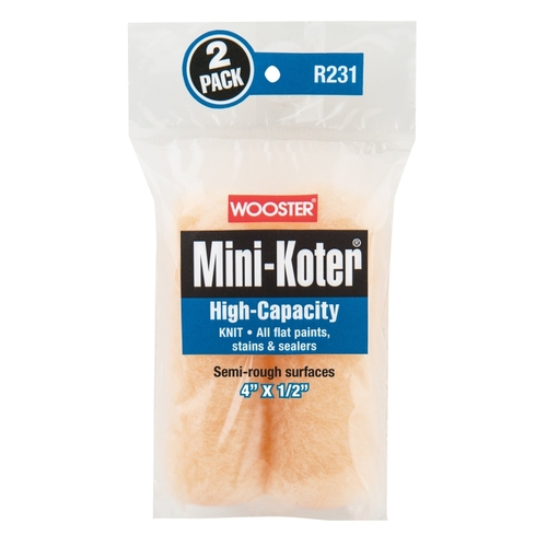 4 in. x 1/2 in. Mini-Koter High-Capacity Roller - Pair