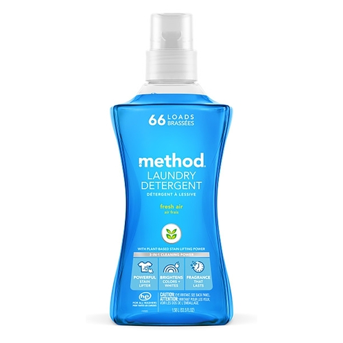Method 01868 1127 Laundry Detergent, 20 oz Bottle, Liquid, Pleasant