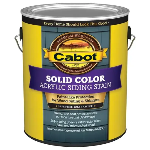 800 140.000.007 Siding Stain, Ultra White, 1 gal - pack of 4