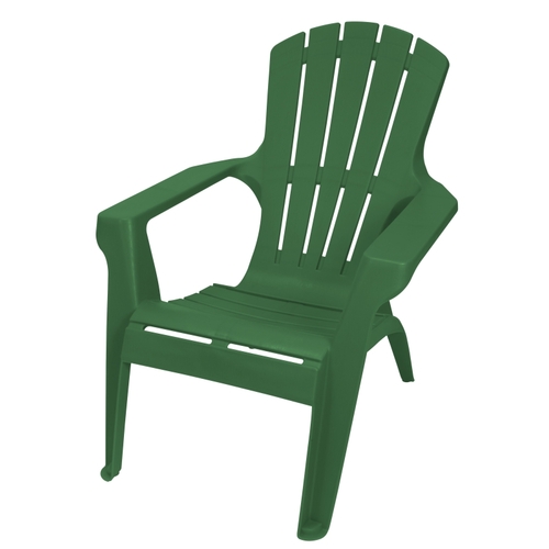 Gracious Living 11168-ADI II Adirondack II Adirondack Chair, 29-3/4 in W, 35-1/4 in D, 33-1/2 in H, Resin Seat