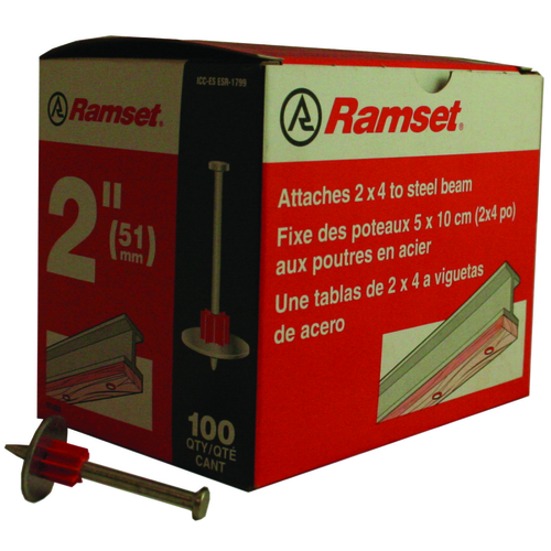 Ramset 00806 Drive Pin, Steel - pack of 100