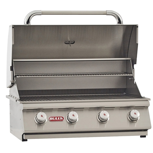 Bull Outdoor Products 26038 OUTLAW Gas Grill Head, 60000 Btu BTU, LP, 4 -Burner, 210 sq-in Secondary Cooking Surface