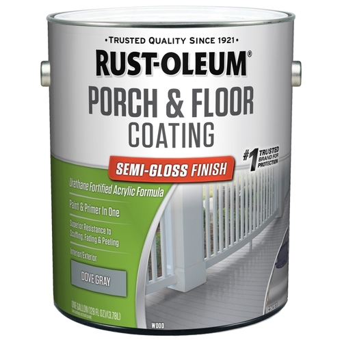 Porch and Floor Paint+Primer Porch & Floor Semi-Gloss Dove Gray 1 gal Dove Gray - pack of 2