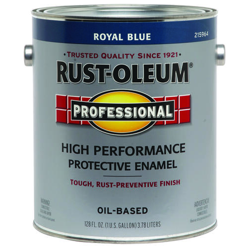 Rust-Oleum 215964-XCP2 Protective Paint Professional High Performance Gloss  Royal Blue 1 gal Royal Blue - pack of 2