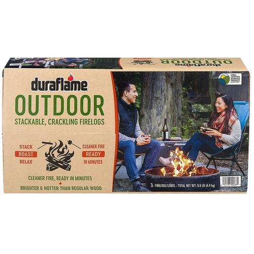 Duraflame 00287 287 Fire Log, 3 hr Burn Time - pack of 3