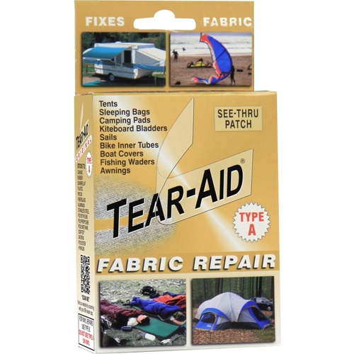 Tear-Aid D-KIT-A01-100 Fabric Repair Kit, A, Clear