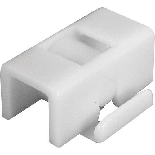 Roller Assembly, 3/8 in W, 7/8 in L, Nylon/Plastic, White - pack of 2