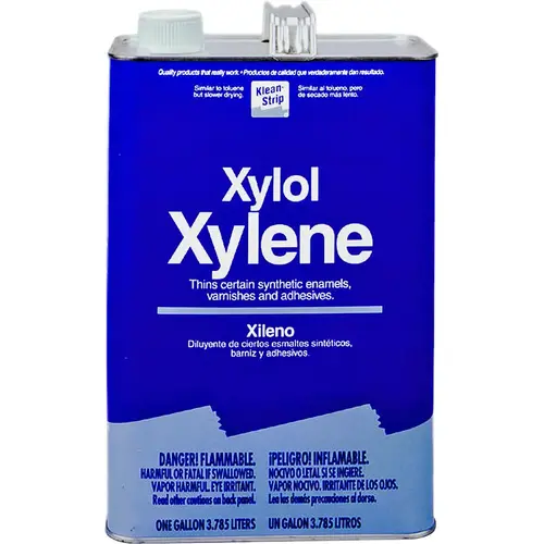 Xylene Thinner, Liquid, Pungent Aromatic, Sweet, 1 qt, Can