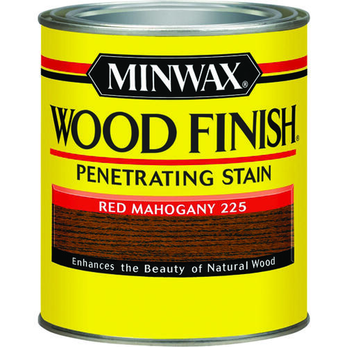 Wood Finish Wood Stain, Red Mahogany, Liquid, 1 qt, Can