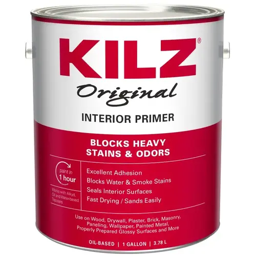 Oil Primer Original White Flat Oil-Based 1 gal White