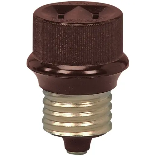 Lamp Holder Adapter, 660 W, 1-Outlet, Brown