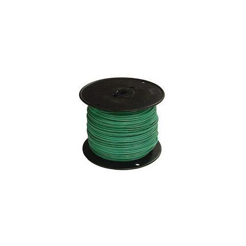 Building Wire, 12 AWG Wire, 1 -Conductor, 500 ft L, Copper Conductor, Thermoplastic Insulation Green