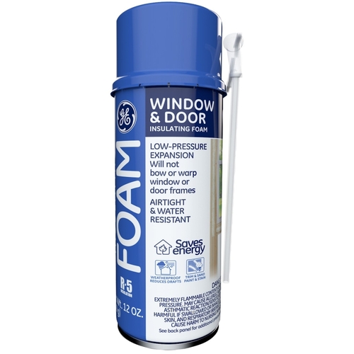 M90102 Window and Door Insulating Foam, Blue, 12 oz Aerosol