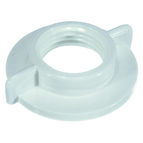 Faucet Shank Locknut, Universal, Plastic, White, For: 1/2 in IPS Connections - pack of 5