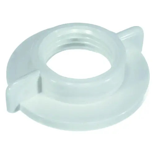 Faucet Shank Locknut, Universal, Plastic, White, For: 1/2 in IPS Connections - pack of 5