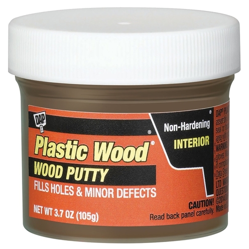 DAP 7079821251 Plastic Wood 21251 Wood Putty, Paste, Mild, Pleasant, Light Walnut, 3.7 oz