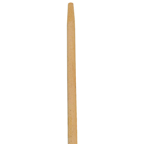 Broom Handle, 1-1/8 in Dia, 60 in L, Wood, Natural