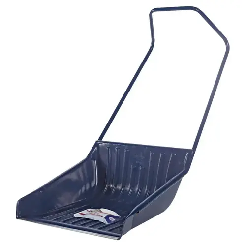 Garant YPSS26 Sleigh Shovel, 27-1/2 in W Blade, 26 in L Blade, Scoop Blade, Poly Blade, Steel Handle, 61 in OAL