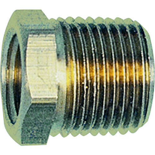 Air Hose Bushing, 1/4 x 3/8 in, FNPT x MNPT, Brass