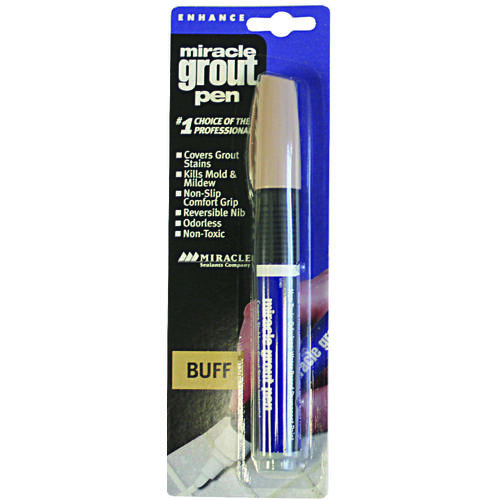 GRTPENBUF6 Grout Pen, Non-Toxic, Buff