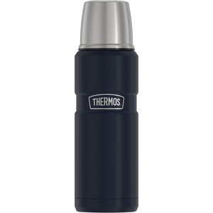 ThermoFlask 16 oz Insulated Stainless Steel Water Bottles Blue +