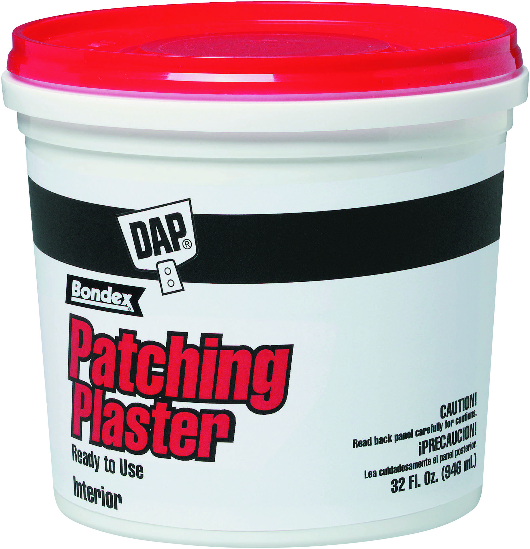 DAP 52084 Patching Plaster, Paste, Slight, White, 1 qt Tub