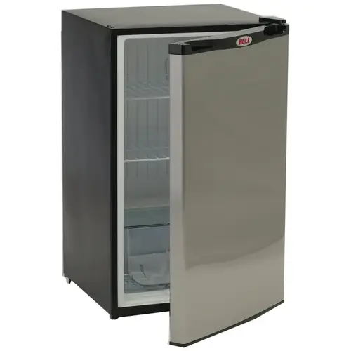 Bull Outdoor Products 11001 Refrigerator, Reversible Door Black Cabinet