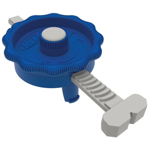 In-Line Clamp, 250 lb Clamping, Plastic Body Blue