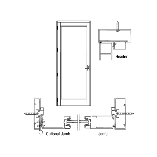 Hurricane (Impact) Resistant Balcony/Terrace Door Water Weatherstripped 4-Point Lock 3' x 7' No Transom LH Swing, Dark Bronze/Black Anodized Class 1