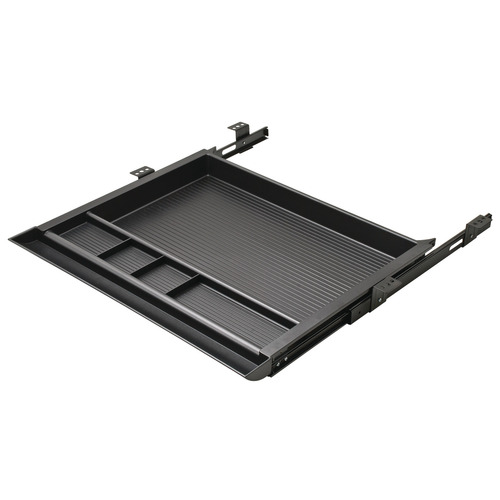 Pencil Drawer, 5 Compartments 463 mm (18 1/4") installed depth, 737 mm (29") extended depth Black