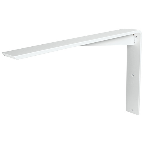 Front Mounting Bracket Plus, Centerline Countertop Support 20" 14" D x H: 508 x 356 mm (20" x 14"), white