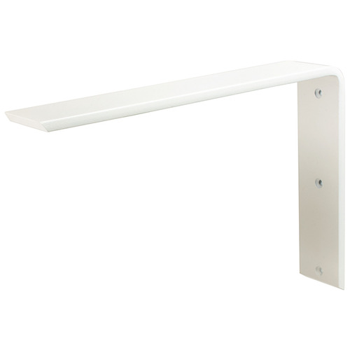 Front Mounting Bracket, Centerline Countertop Support 6" 6" D x H: 152 x 152 mm (6" x 6"), white