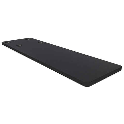 Hidden Countertop Support, Steel, Black 8" Length: 203 mm (8")