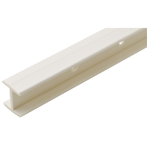 H-Channel Shelf Connector, 12 7/8" Length For use on 3/4" material, White White, white