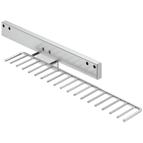 Tie Pull-Out, for 17 Ties Chrome plated Polished/silver gray, Extension: Chrome plated Runner cover: Powder coated, Extension: Chrome plated polished