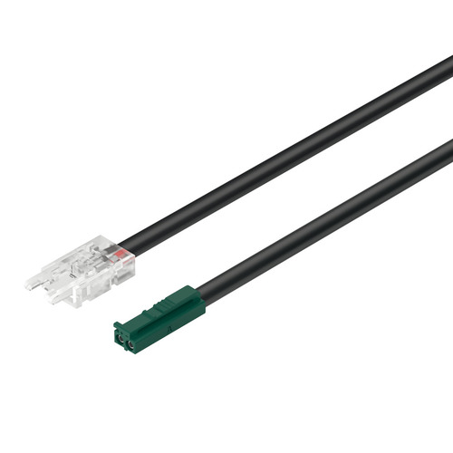 Lead, Hfele Loox5 for LED strip light monochrome 8 mm (5/16"), AWG 18 2000 mm 78 3/4" 5 A, 18 AWG, clip width 10 mm, Length: 2,000 mm (78 3/4"), 5 A/18, 24V