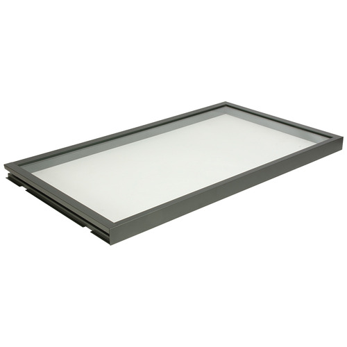 Shelf, TAG Illuminated Glass Shelf 13 3/4" 24" Slate; 24" width; 13 3/4" depth; Cool white Slate