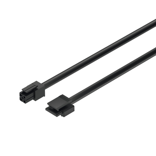 Hafele 833.89.140 Driver Lead with Snap-In Connector, Hfele Loox, for modular switch 500 mm 19 11/16" With snap-in connector, Length: 0.5 m (19 11/16")