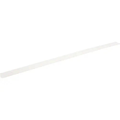 Heat Shield, Flat 30" Length: 762 mm (30"), white, powder-coated White, powder-coated