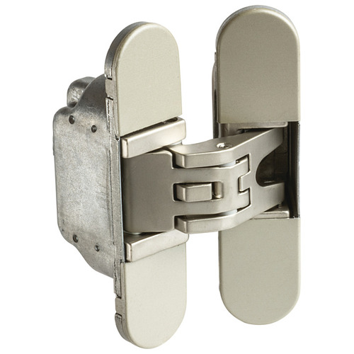 Door Hinge, Startec H2 3D adjustable, size 95 mm, Satin nickel, left-hand or right-hand matt, Nickel plated
