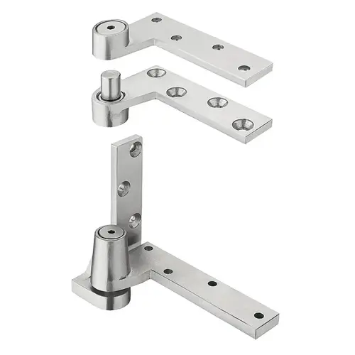 Door Hinge, 19 mm (3/4") Offset Hung Pivot, Top and Bottom Set Right; 630 (US32D) stainless steel, satin; 3 h fire rating