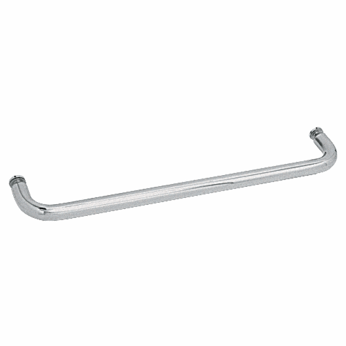 Satin Chrome 30" BM Series Single-Sided Towel Bar Without Metal Washers