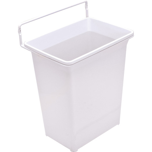 Hafele 503.14.760 DoorMounted Waste Bin, KV, 9 Qt White White