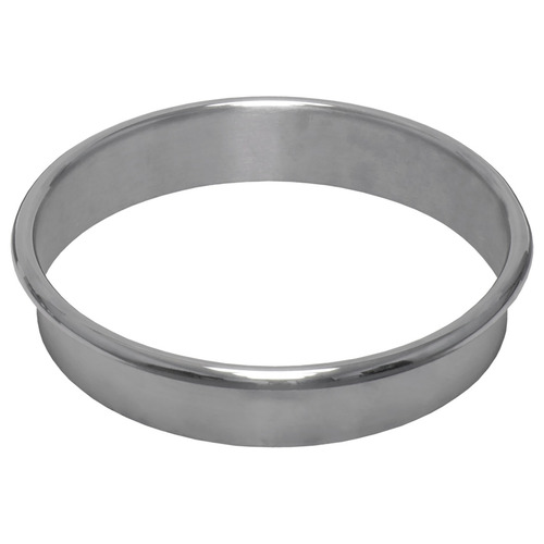Grommet, Round Trash Ring 2" 10" For workplace organization, 2" deep; 10" diameter satin-finish