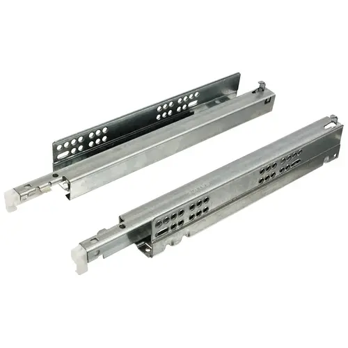 Salice A6557 Closet Slide Push, Full Extension, 75 lbs Length: (12 5/8") 320 mm Zinc-plated Pair