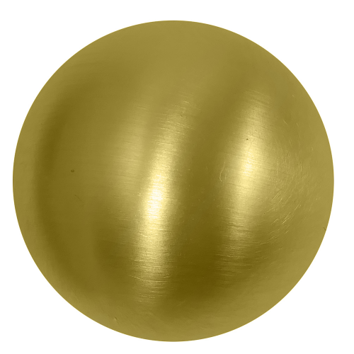 Austin Round Knob - Matte Brushed Brass