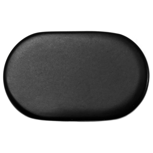 Aspen Oval Knob - Matte Black