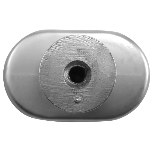 Aspen Oval Knob - Satin Nickel