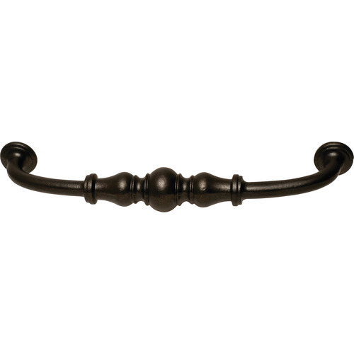 Handle, Iron 8" 8" 203 229 x 52 mm M6 Bordeaux Collection, Oil-rubbed bronze, 8" CTC oil rubbed bronze, Pewter effect