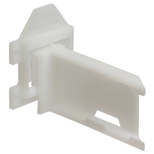 Rear Socket Adjustable Bracket, R/L White